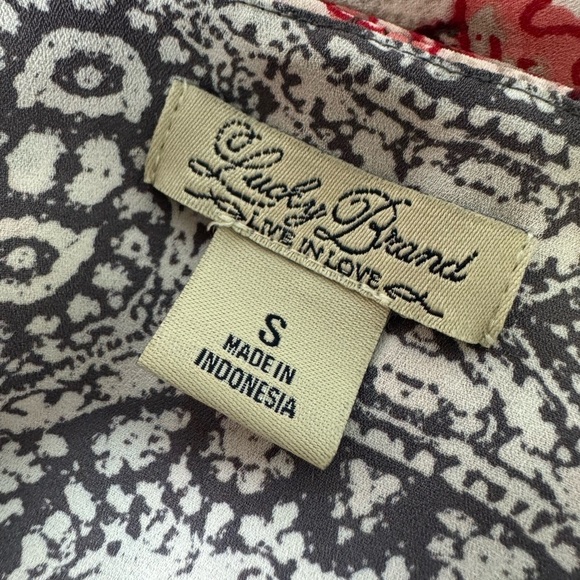 Lucky Brand Smocked Tank Size Small - Picture 6 of 9